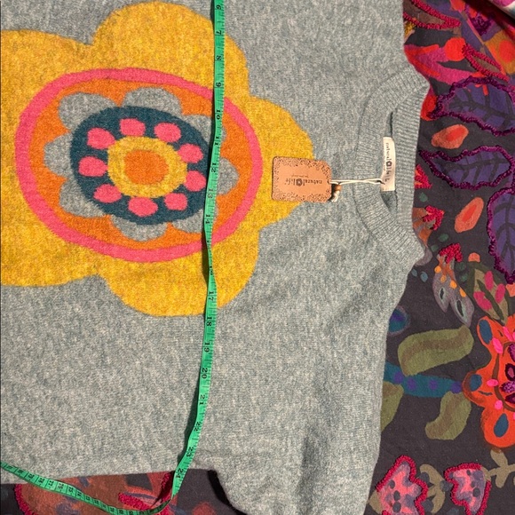 Natural life Sage Floral Pattern NWT  Sweater Large - Picture 8 of 9